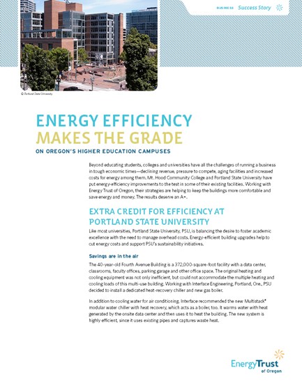 Case Studies: Energy Efficiency Makes the Grade